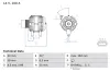 Generator 14 V BOSCH 0 986 084 020