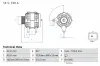 Generator 14 V BOSCH 0 986 087 110