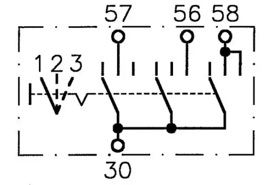 Schalter, Hauptlicht BOSCH 0 986 340 120 Bild Schalter, Hauptlicht BOSCH 0 986 340 120