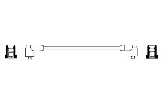 Zündleitung Zündspule zum Verteiler BOSCH 0 986 356 194 Bild Zündleitung Zündspule zum Verteiler BOSCH 0 986 356 194