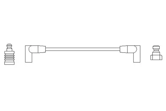 Zündleitung Zündspule zum Verteiler BOSCH 0 986 356 198 Bild Zündleitung Zündspule zum Verteiler BOSCH 0 986 356 198