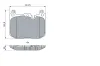 Bremsbelagsatz, Scheibenbremse Vorderachse BOSCH 0 986 424 331 Bild Bremsbelagsatz, Scheibenbremse Vorderachse BOSCH 0 986 424 331