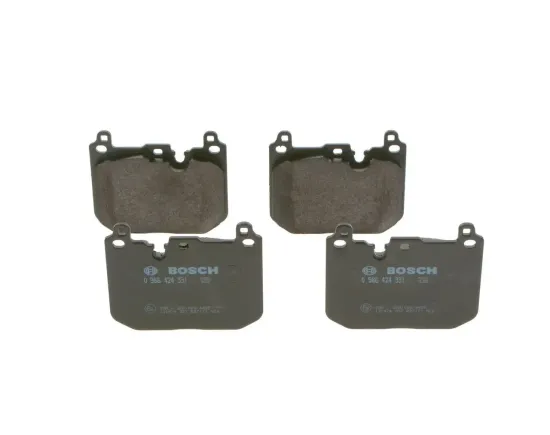 Bremsbelagsatz, Scheibenbremse Vorderachse BOSCH 0 986 424 331 Bild Bremsbelagsatz, Scheibenbremse Vorderachse BOSCH 0 986 424 331