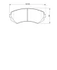 Bremsbelagsatz, Scheibenbremse BOSCH 0 986 424 489 Bild Bremsbelagsatz, Scheibenbremse BOSCH 0 986 424 489