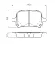 Bremsbelagsatz, Scheibenbremse BOSCH 0 986 424 639 Bild Bremsbelagsatz, Scheibenbremse BOSCH 0 986 424 639