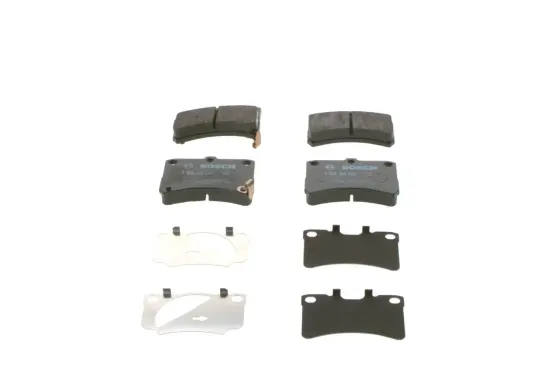 Bremsbelagsatz, Scheibenbremse Vorderachse BOSCH 0 986 424 643 Bild Bremsbelagsatz, Scheibenbremse Vorderachse BOSCH 0 986 424 643