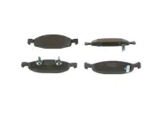 Bremsbelagsatz, Scheibenbremse Vorderachse BOSCH 0 986 424 666