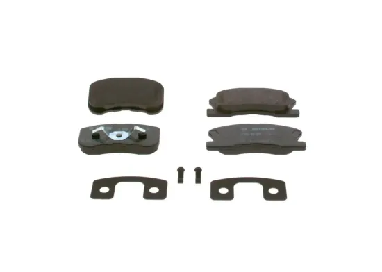 Bremsbelagsatz, Scheibenbremse Vorderachse BOSCH 0 986 424 697 Bild Bremsbelagsatz, Scheibenbremse Vorderachse BOSCH 0 986 424 697
