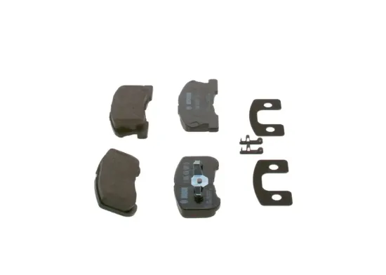 Bremsbelagsatz, Scheibenbremse Vorderachse BOSCH 0 986 424 697 Bild Bremsbelagsatz, Scheibenbremse Vorderachse BOSCH 0 986 424 697