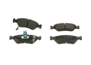 Bremsbelagsatz, Scheibenbremse Vorderachse BOSCH 0 986 424 725