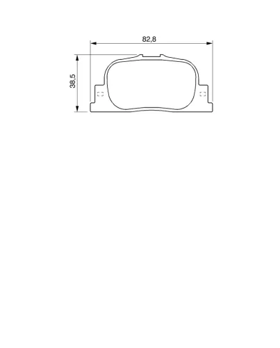 Bremsbelagsatz, Scheibenbremse Hinterachse BOSCH 0 986 424 730 Bild Bremsbelagsatz, Scheibenbremse Hinterachse BOSCH 0 986 424 730