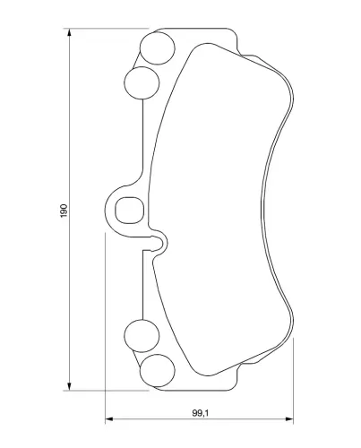 Bremsbelagsatz, Scheibenbremse BOSCH 0 986 424 740 Bild Bremsbelagsatz, Scheibenbremse BOSCH 0 986 424 740
