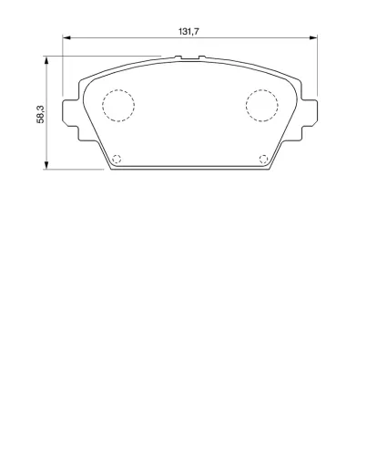 Bremsbelagsatz, Scheibenbremse Vorderachse BOSCH 0 986 424 791 Bild Bremsbelagsatz, Scheibenbremse Vorderachse BOSCH 0 986 424 791