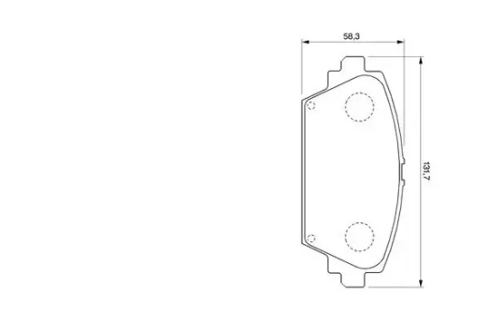 Bremsbelagsatz, Scheibenbremse BOSCH 0 986 424 791 Bild Bremsbelagsatz, Scheibenbremse BOSCH 0 986 424 791