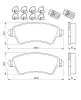 Bremsbelagsatz, Scheibenbremse BOSCH 0 986 424 801 Bild Bremsbelagsatz, Scheibenbremse BOSCH 0 986 424 801