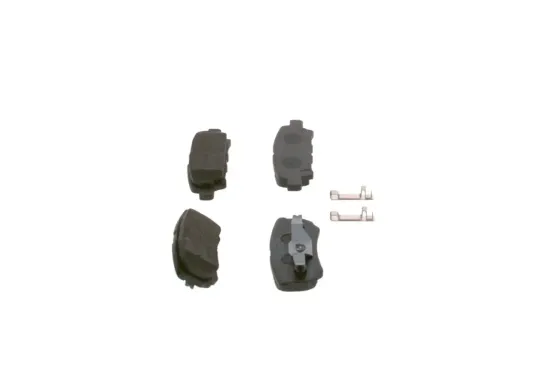 Bremsbelagsatz, Scheibenbremse Hinterachse BOSCH 0 986 424 814 Bild Bremsbelagsatz, Scheibenbremse Hinterachse BOSCH 0 986 424 814