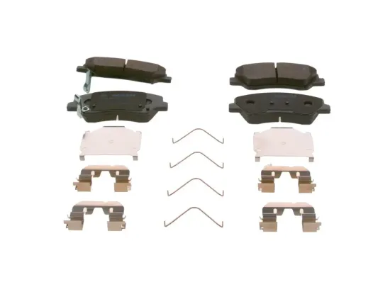 Bremsbelagsatz, Scheibenbremse Vorderachse BOSCH 0 986 424 951 Bild Bremsbelagsatz, Scheibenbremse Vorderachse BOSCH 0 986 424 951