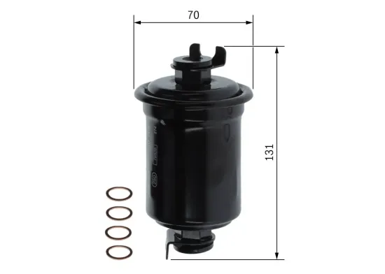 Kraftstofffilter BOSCH 0 986 450 109 Bild Kraftstofffilter BOSCH 0 986 450 109