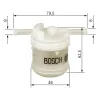 Kraftstofffilter BOSCH 0 986 450 117