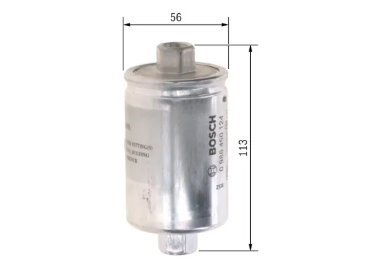 Kraftstofffilter BOSCH 0 986 450 124 Bild Kraftstofffilter BOSCH 0 986 450 124