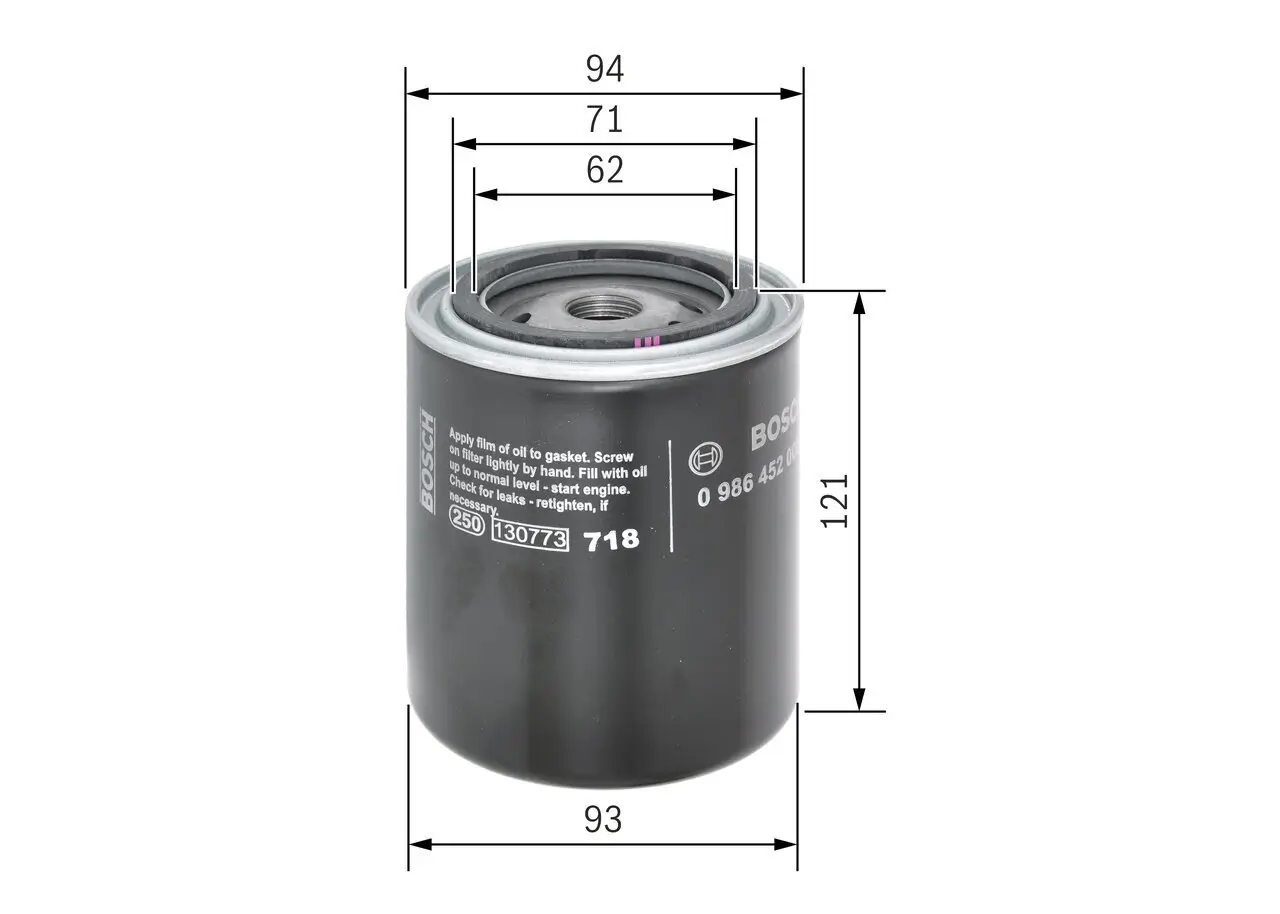 Ölfilter BOSCH 0 986 452 005