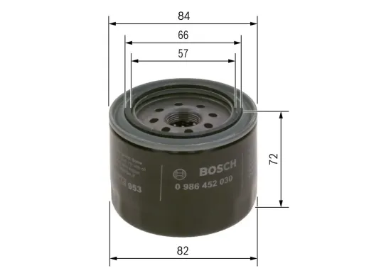 Ölfilter BOSCH 0 986 452 019 Bild Ölfilter BOSCH 0 986 452 019