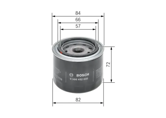 Ölfilter BOSCH 0 986 452 035 Bild Ölfilter BOSCH 0 986 452 035