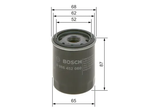 Ölfilter BOSCH 0 986 452 060 Bild Ölfilter BOSCH 0 986 452 060