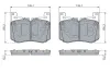 Bremsbelagsatz, Scheibenbremse Vorderachse BOSCH 0 986 460 156 Bild Bremsbelagsatz, Scheibenbremse Vorderachse BOSCH 0 986 460 156