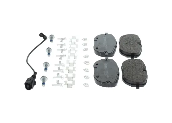 Bremsbelagsatz, Scheibenbremse Vorderachse BOSCH 0 986 460 198 Bild Bremsbelagsatz, Scheibenbremse Vorderachse BOSCH 0 986 460 198