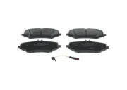 Bremsbelagsatz, Scheibenbremse Hinterachse BOSCH 0 986 460 255