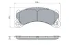 Bremsbelagsatz, Scheibenbremse BOSCH 0 986 460 315 Bild Bremsbelagsatz, Scheibenbremse BOSCH 0 986 460 315