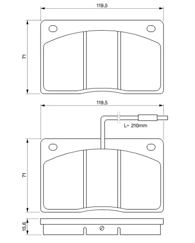 Bremsbelagsatz, Scheibenbremse Vorderachse BOSCH 0 986 460 932 Bild Bremsbelagsatz, Scheibenbremse Vorderachse BOSCH 0 986 460 932