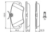 Bremsbelagsatz, Scheibenbremse BOSCH 0 986 460 939 Bild Bremsbelagsatz, Scheibenbremse BOSCH 0 986 460 939