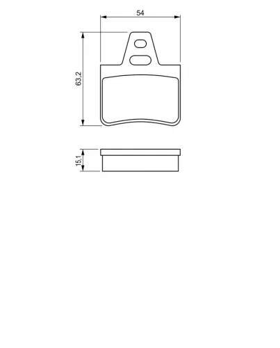 Bremsbelagsatz, Scheibenbremse BOSCH 0 986 460 958 Bild Bremsbelagsatz, Scheibenbremse BOSCH 0 986 460 958