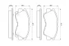 Bremsbelagsatz, Scheibenbremse BOSCH 0 986 460 978 Bild Bremsbelagsatz, Scheibenbremse BOSCH 0 986 460 978