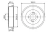 Bremstrommel Hinterachse BOSCH 0 986 477 272 Bild Bremstrommel Hinterachse BOSCH 0 986 477 272