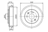 Bremstrommel Hinterachse BOSCH 0 986 477 281 Bild Bremstrommel Hinterachse BOSCH 0 986 477 281