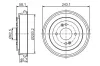 Bremstrommel Hinterachse BOSCH 0 986 477 298 Bild Bremstrommel Hinterachse BOSCH 0 986 477 298