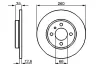 Bremsscheibe BOSCH 0 986 478 029