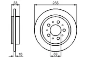 Bremsscheibe BOSCH 0 986 478 042