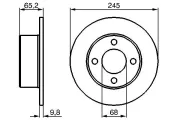 Bremsscheibe BOSCH 0 986 478 073