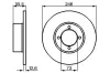 Bremsscheibe Vorderachse BOSCH 0 986 478 082