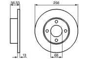 Bremsscheibe BOSCH 0 986 478 130