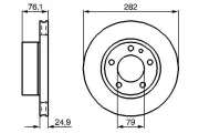 Bremsscheibe BOSCH 0 986 478 217