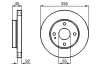 Bremsscheibe BOSCH 0 986 478 219 Bild Bremsscheibe BOSCH 0 986 478 219