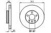 Bremsscheibe BOSCH 0 986 478 296 Bild Bremsscheibe BOSCH 0 986 478 296