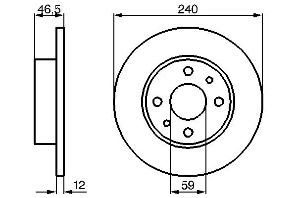 Bremsscheibe BOSCH 0 986 478 353