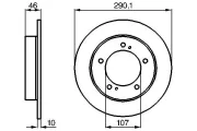 Bremsscheibe Vorderachse BOSCH 0 986 478 377