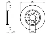 Bremsscheibe BOSCH 0 986 478 388